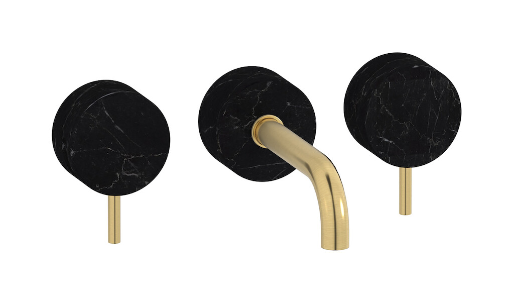 Смеситель встроенный для раковины WE ARE IB mr306os_2 Brushed Gold Marmo