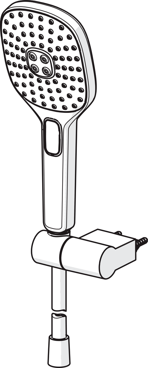 Oras 437 Ручной душевой комплект 437 Hydractiva Style Хром  - Вид №4