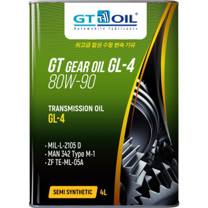 90742362 Трансмиссионное масло Gear Oil 80W-90 GL-4 4L STLM-0364115 GT OIL