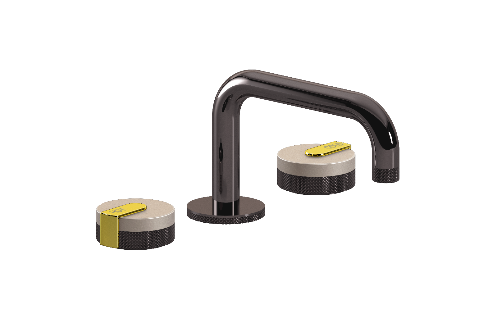 E-11510-R1SN-L1PB-OX Смеситель для умывальника на 3 отвертия GRAFF MOD+