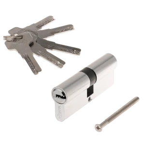 Цилиндр Vanger VM-80 40x40 мм ключ-ключ цвет хром