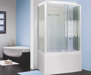 Душевая кабина NG-307-01R (1200х800х2200) высокий поддон(50см) стекло МОЗАИКА