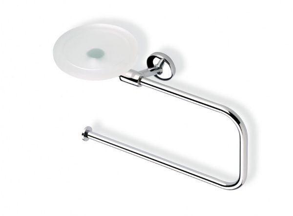 P79(08) Stil Haus Pegaso, полотенцедержатель полукольцо + мыльница, цвет хром Santreyd 
