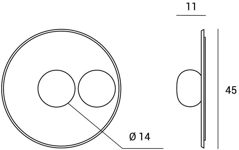 Miloox Настенный светильник / потолочный светильник из металла  1744.181  - Вид №4