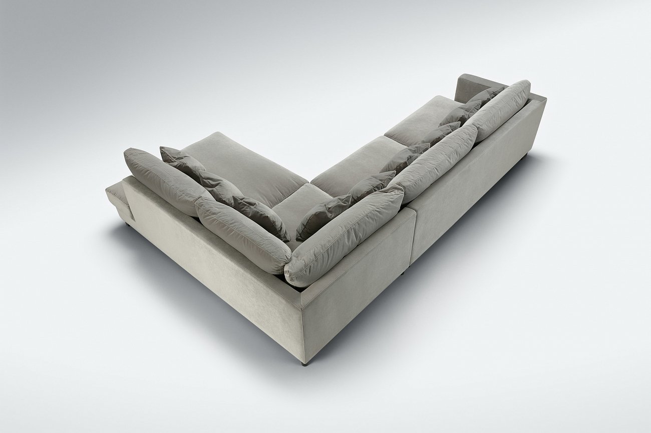 Диван угловой светло-серый Alaska SITS ДИЗАЙНЕРСКИЕ, ALASKA 192441 Серый  - Вид №1