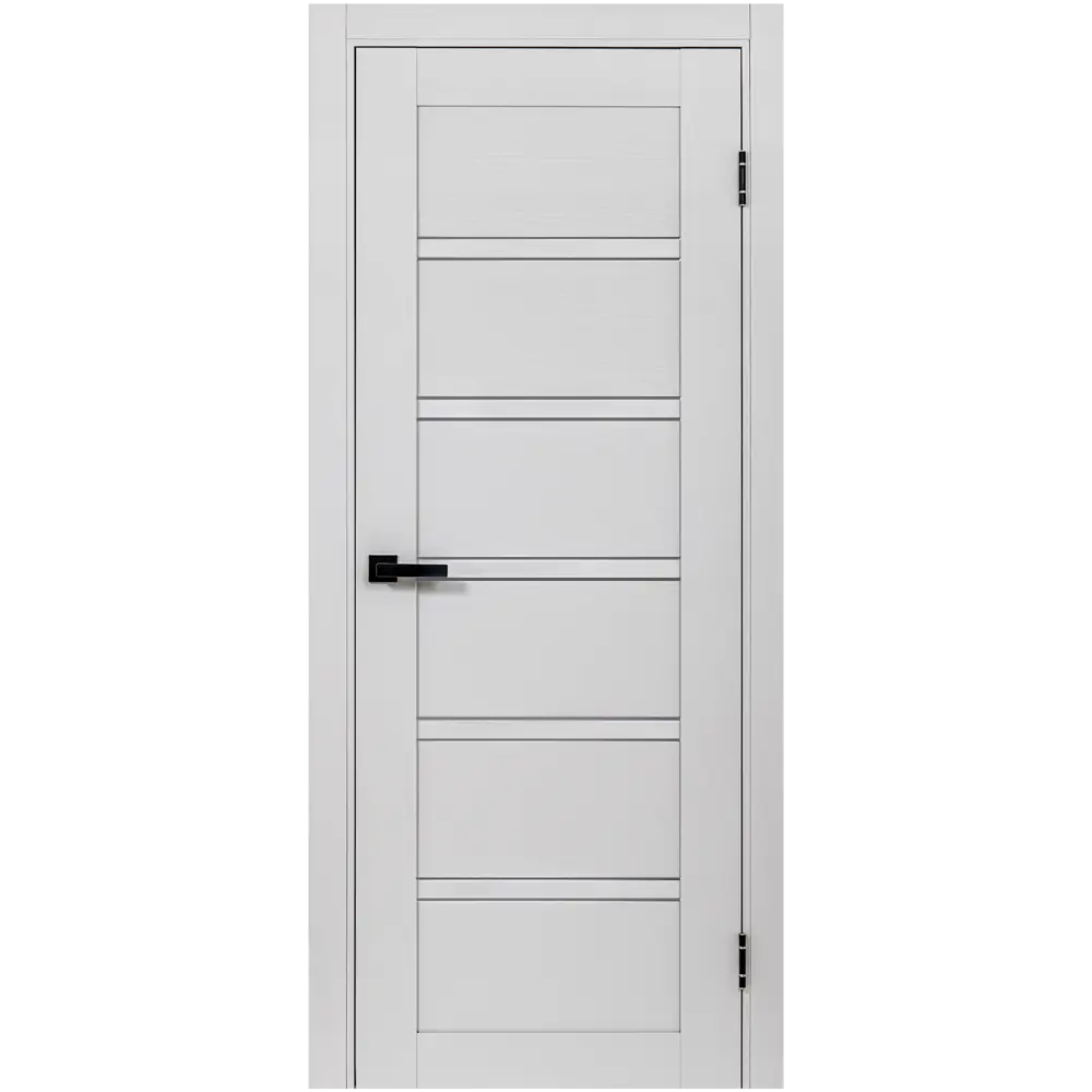 Комплект двери Легда-28 со стеклом 70x200 см полипропилен цвет серое дерево без доборов PORTIKA STLM-2144932