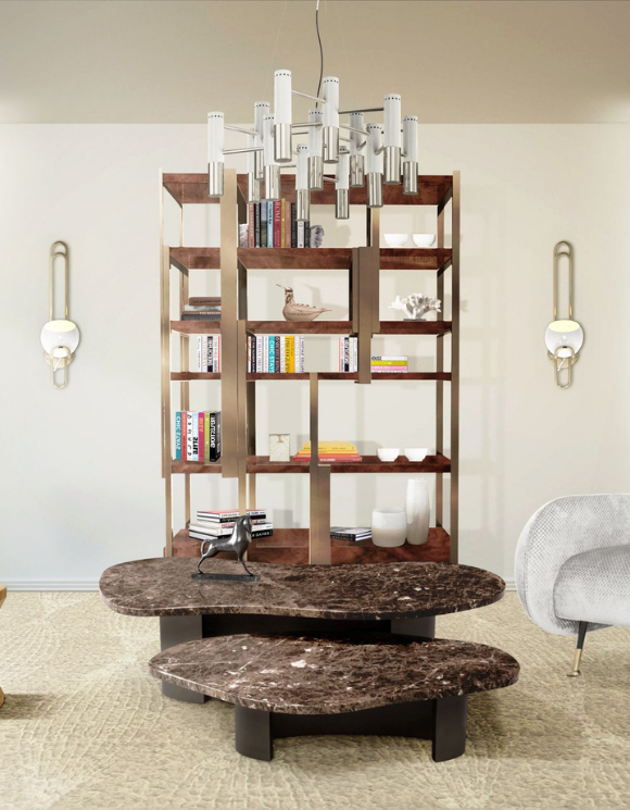 Центральные столы Robusta Center Table Covethouse CAFFE LATTE  - Вид №4