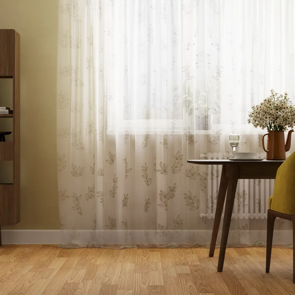 Тюль на ленте Inspire Botala 250x280 см цвет серый 83562096 STLM-2184027 