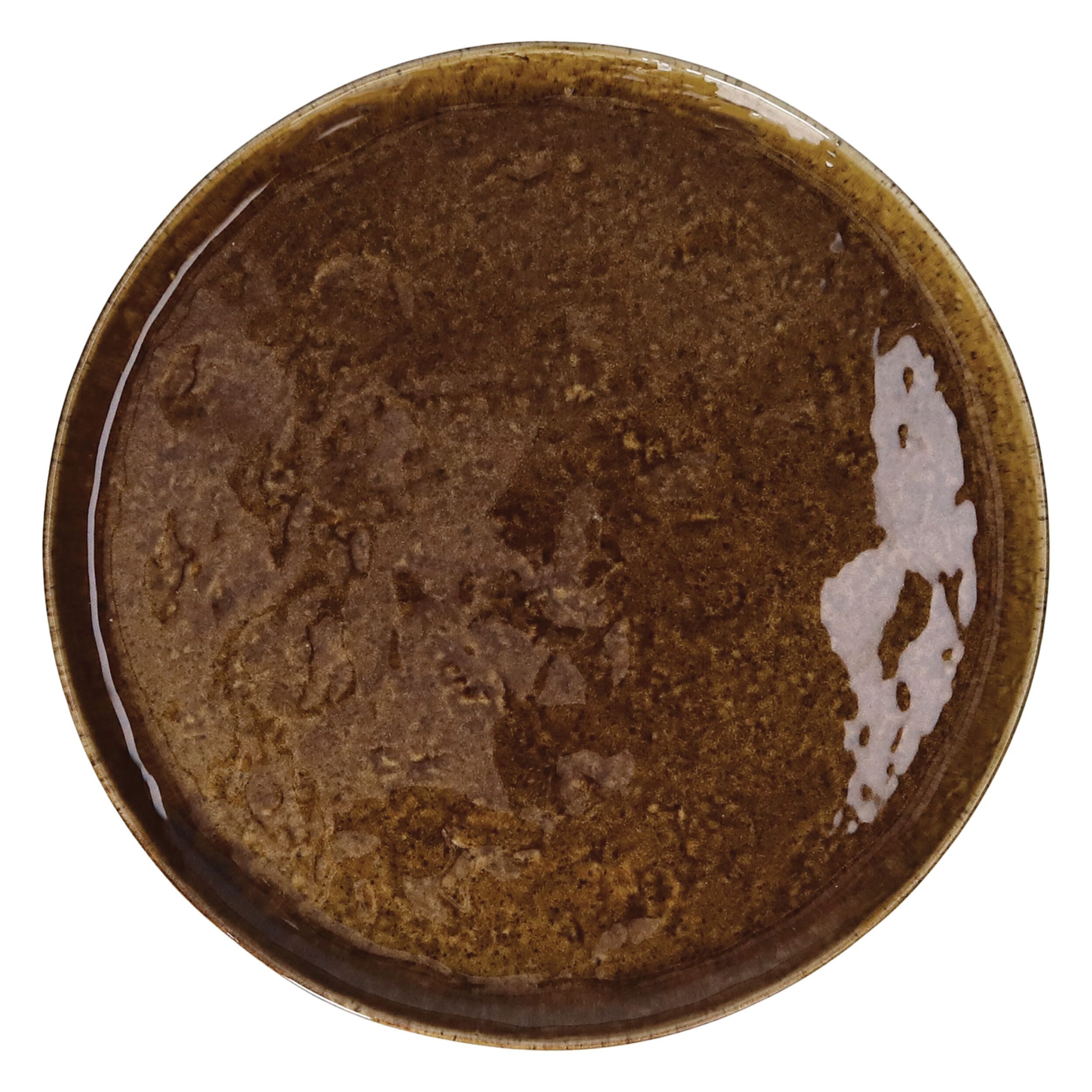 Круглая тарелка из керамогранита POMAX Спиро ARCH-00111807 - Вид №1