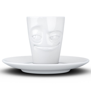 T02.11.01 Кофейная чашка с блюдцем tassen impish 80 мл белая Tassen by FIFTYEIGHT PRODUCTS