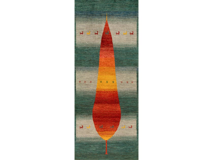 Прямоугольный шерстяной ковер Zollanvari Gabbehs Flora &amp ARCH-00016759