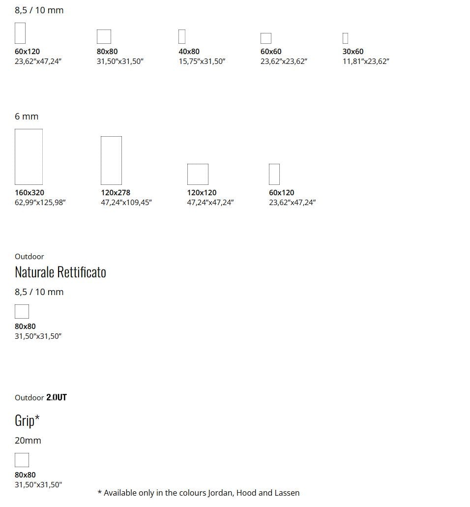 Пол / керамогранит с эффектом цемента CERAMICA FONDOVALLE Портленд ARCH-00094992 - Вид №1