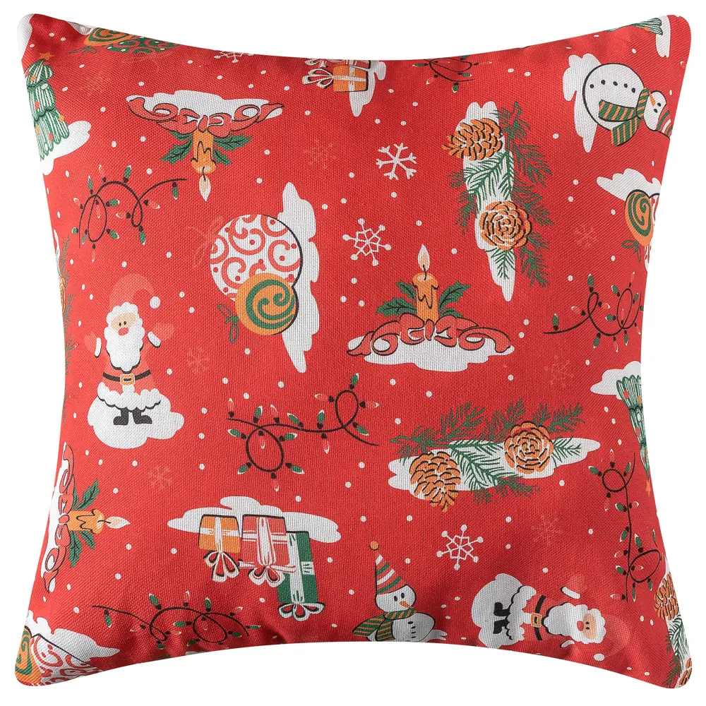 Подушка Altali Санта 40x40 см цвет красный STLM-2189547 - Вид №1