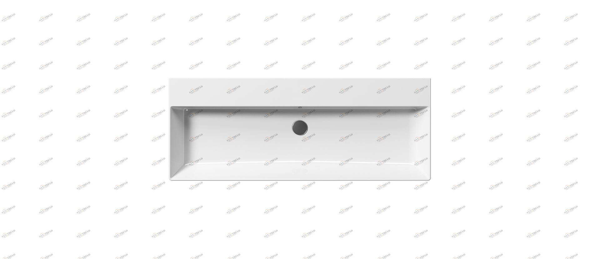 9424111 Подвесная раковина настенная овальная GSI ceramica  белая 