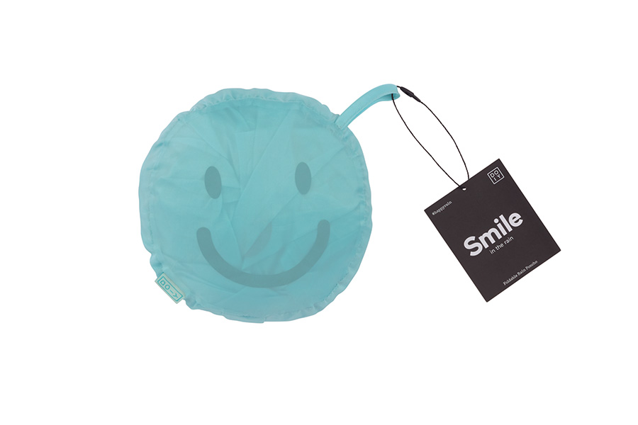 DYSMILEBL Дождевик smile in the rain, голубой Doiy  - Вид №5