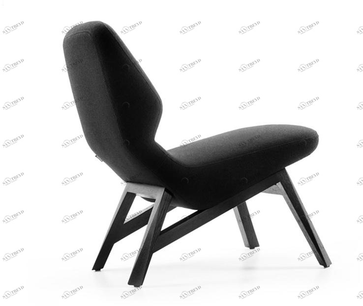 prostoria Кресло с тканевой обивкой Oblique sun-id-1505420