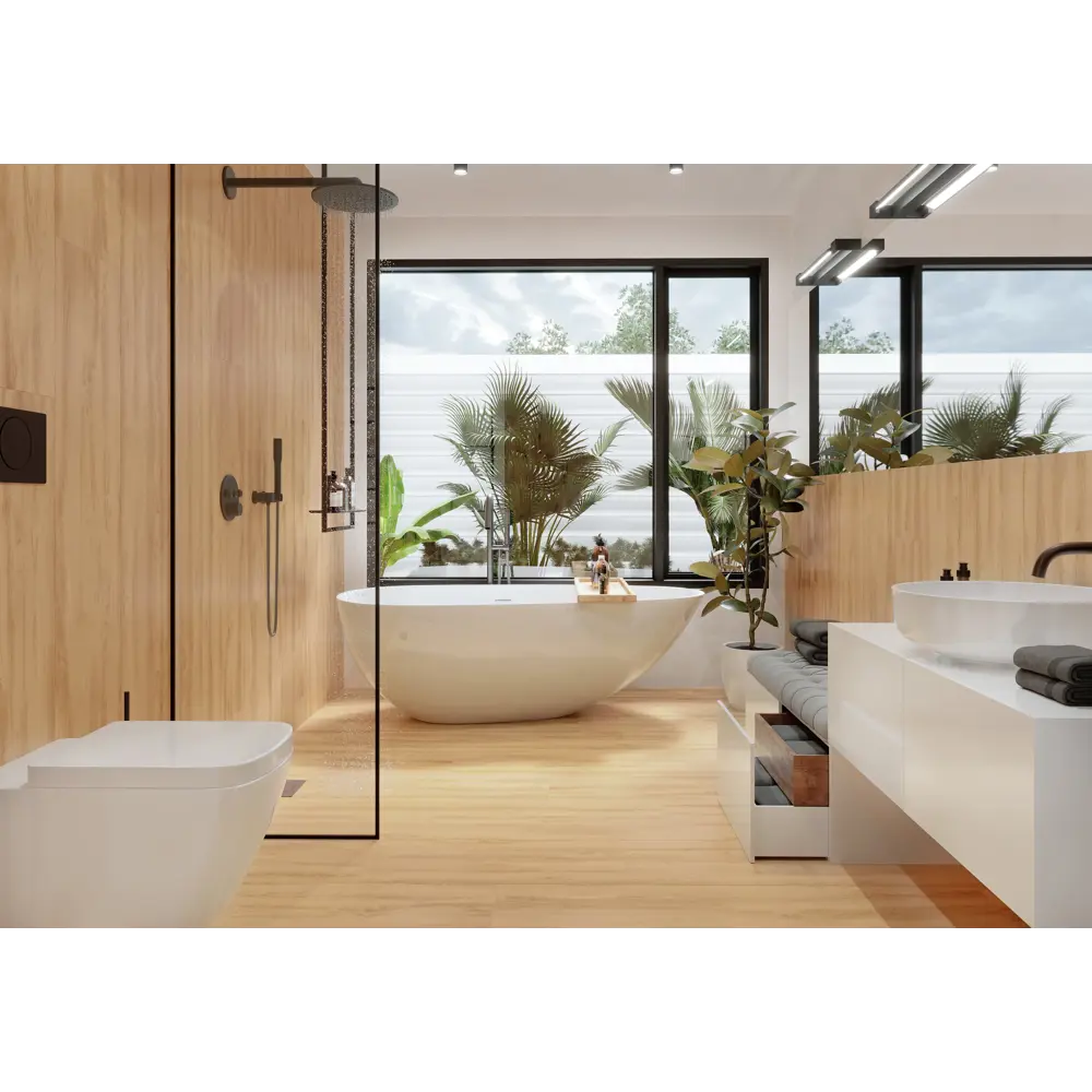 Керамогранит Golden Tile Tirol 1200x300 мм 1.08 м² цвет бежевый 84231951 STLM-2146809 - Вид №1