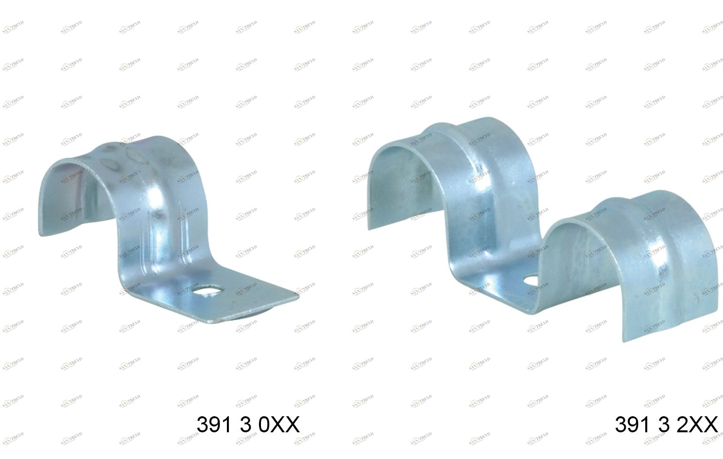 3913016 Монтажные профиля BIS Напольные хомуты для монтажа труб к полу WALRAVEN 