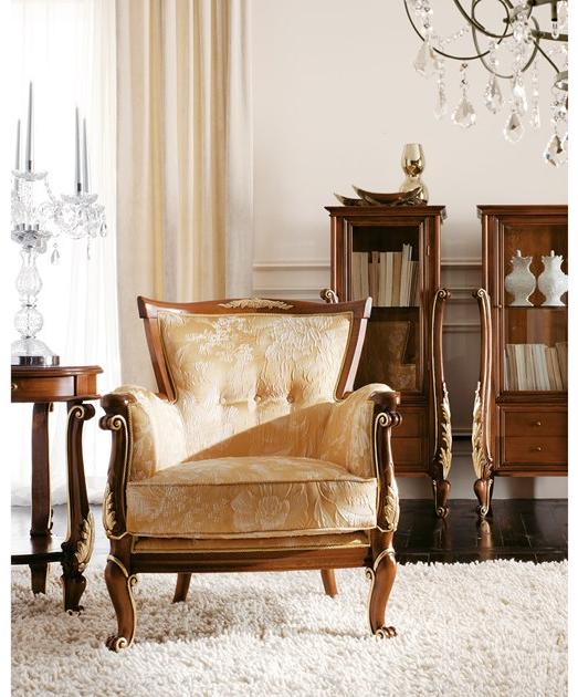 VOLPI Стеганое кресло с подлокотниками Night & day 1151 - Вид №1