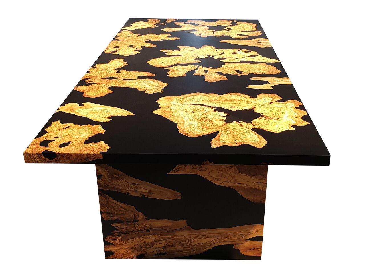 Прямоугольный стол из оливкового дерева и смолы Legnor LEG2408751 ARCH-00041415 - Вид №1