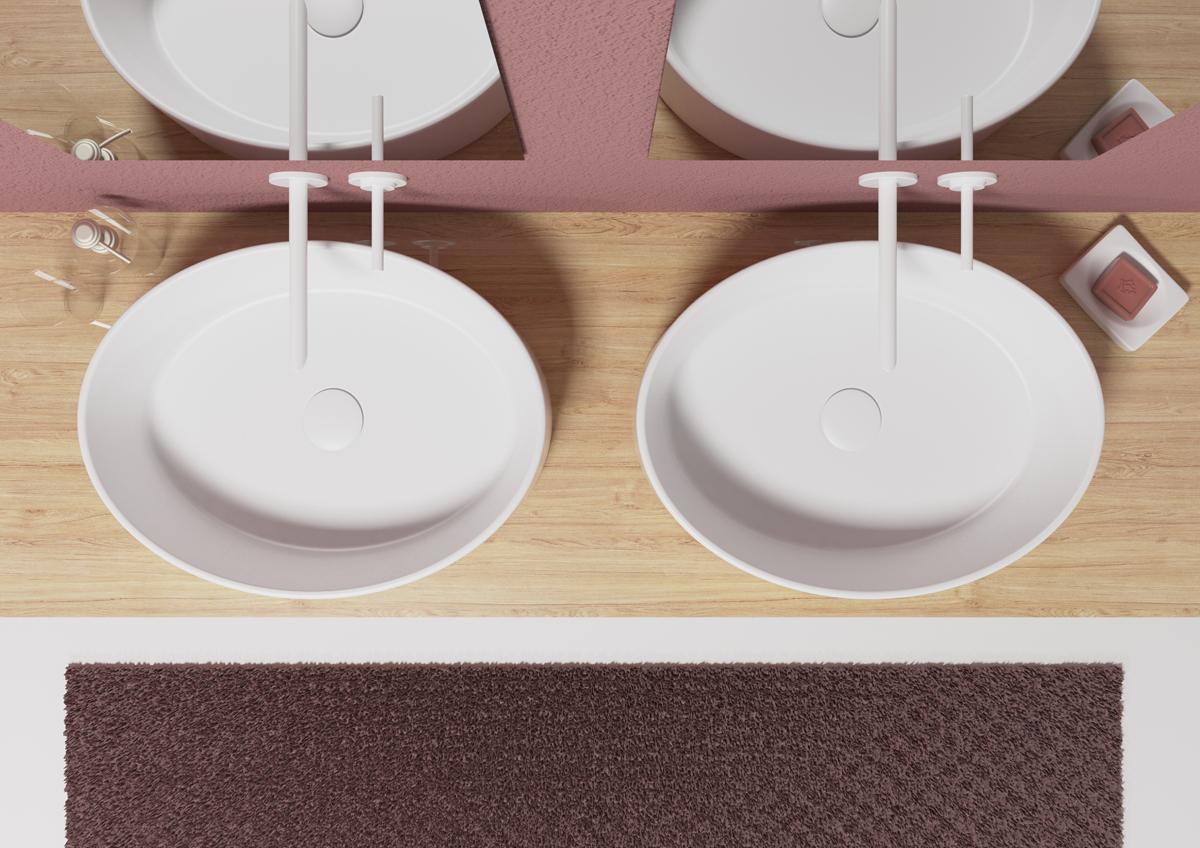 LKLAVFSBF4518 Накладная раковина на столешницу GSG CERAMIC Like - Вид №1