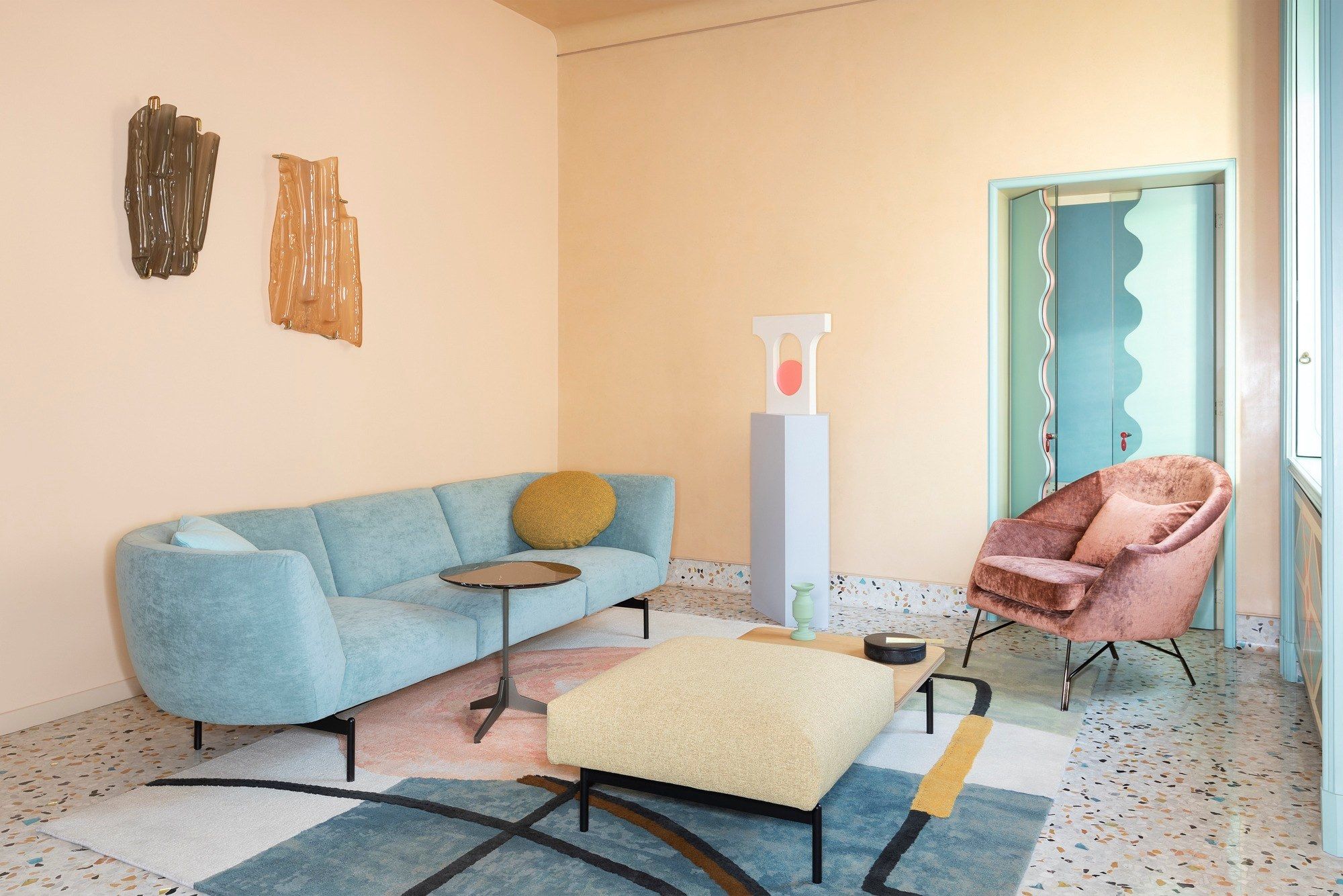 Ткань диван Saba Italia RENDEZ-VOUS ARCH-00084103 - Вид №10