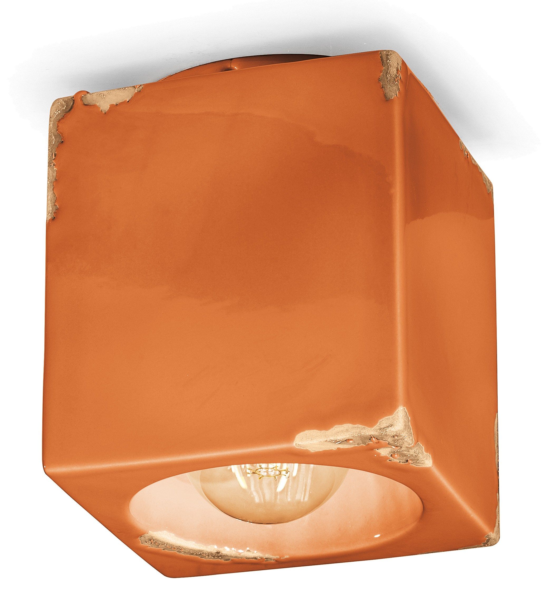 Потолочный керамический квадратный прожектор FERROLUCE Винтаж ARCH-00065434 - Вид №5