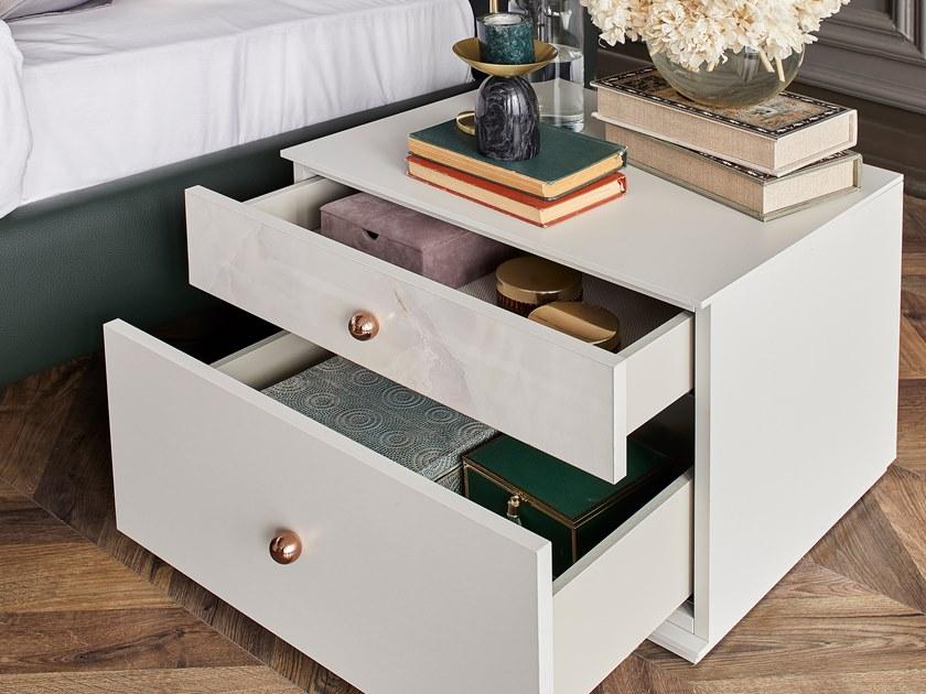 Enza Home Прямоугольная тумбочка из дерева с ящиками Piedra sun-id-1415441 - Вид №4