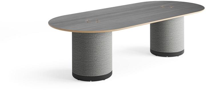 Glimakra of Sweden Звукопоглощающий овальный стол для совещаний с кабельной разводкой Woofer sun-id-1452142 - Вид №1