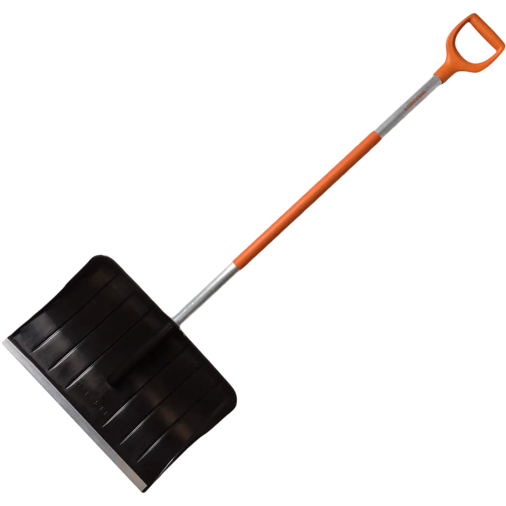 Лопата для уборки снега облегченная Fiskars SnowХpert 53x160 см пластик с черенком 82022461 STLM-2109320 