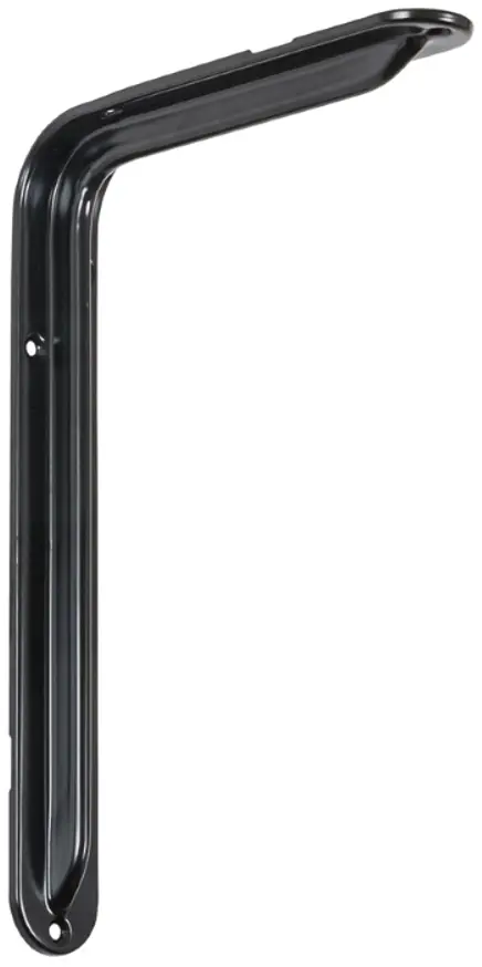 91668222 Кронштейн для полки Vormann 23x4.10 см нагрузка до 55 кг цвет черный STLM-1082459