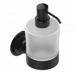 G2L-613 Дозатор для жидкого мыла настенный Thg-paris Faubourg - чёрный фарфор Покрытие PVD бронза