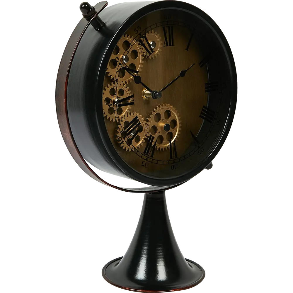 Часы настольные Dream River Месяц EA 1194 круглые металл цвет коричневый бесшумные ø22 Осень STLM-2143406 - Вид №3