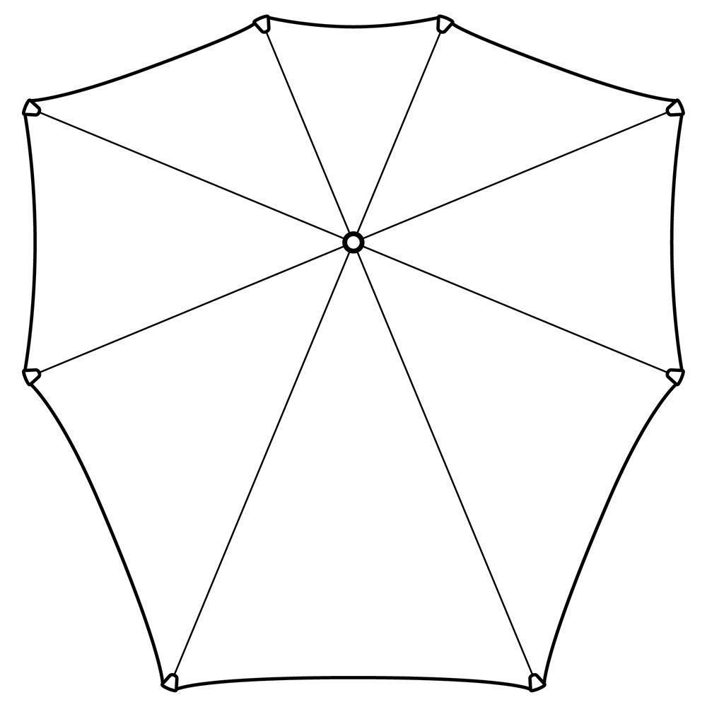 2011047 Зонт-трость ° original passion red SENZ  - Вид №9