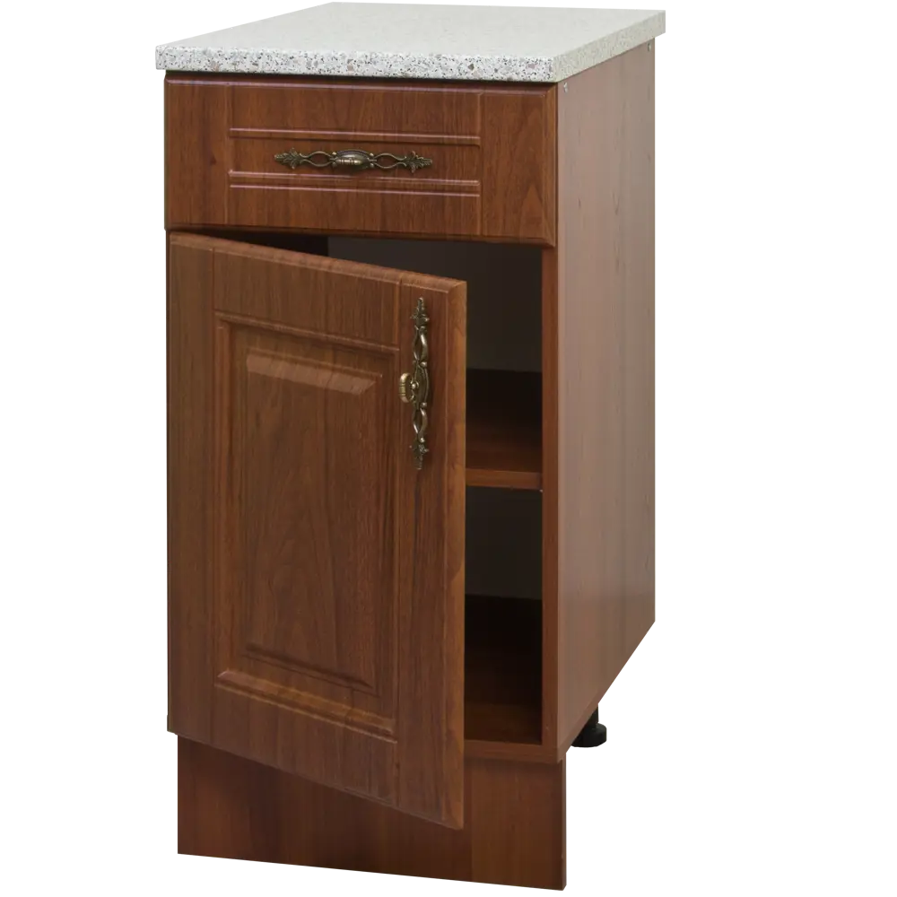 Шкаф напольный Орех с 1 ящиком 40x83.7x60 см ЛДСП цвет тёмный орех Santreyd STLM-2095783 - Вид №1