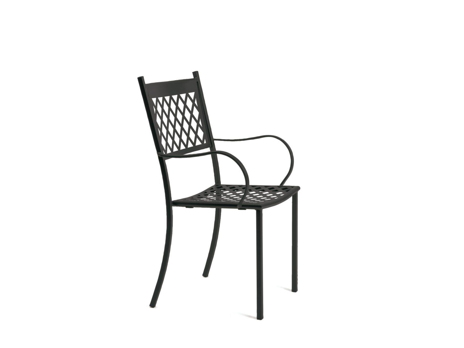 Металлический штабелируемый садовый стул с подлокотниками Vermobil ARCH-00050313 - Вид №8