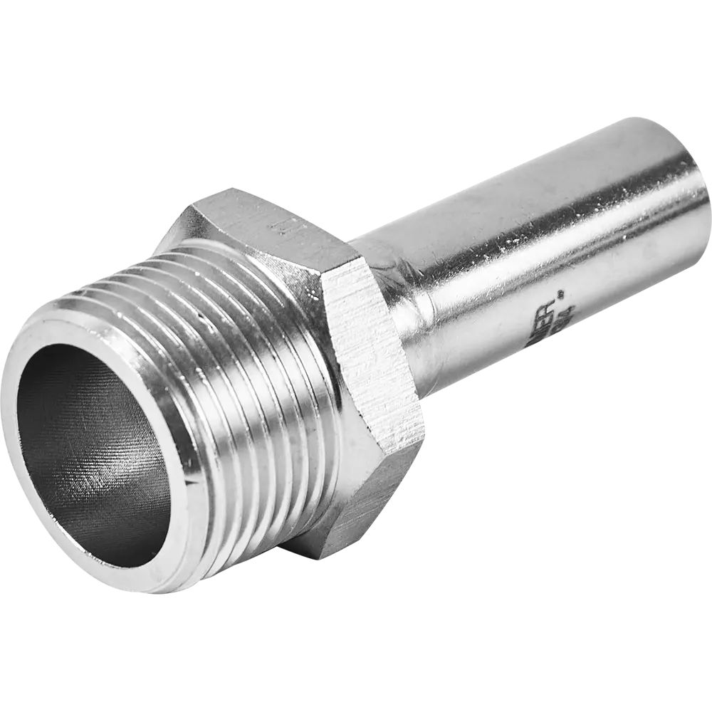 Муфта переходная Rommer 3/4"x15 мм НПр-НР нержавеющая сталь 88011235 STLM-2040255 