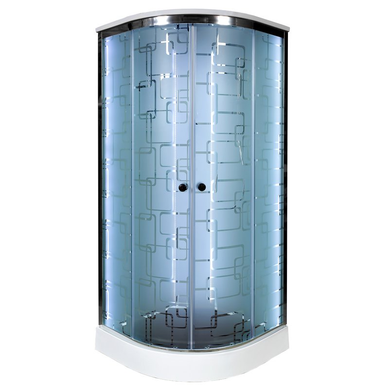 ЕМ4580 с гидромассажем (гм.) Душевая кабина DETO Серия EM ЕМ1580 LED - Вид №31