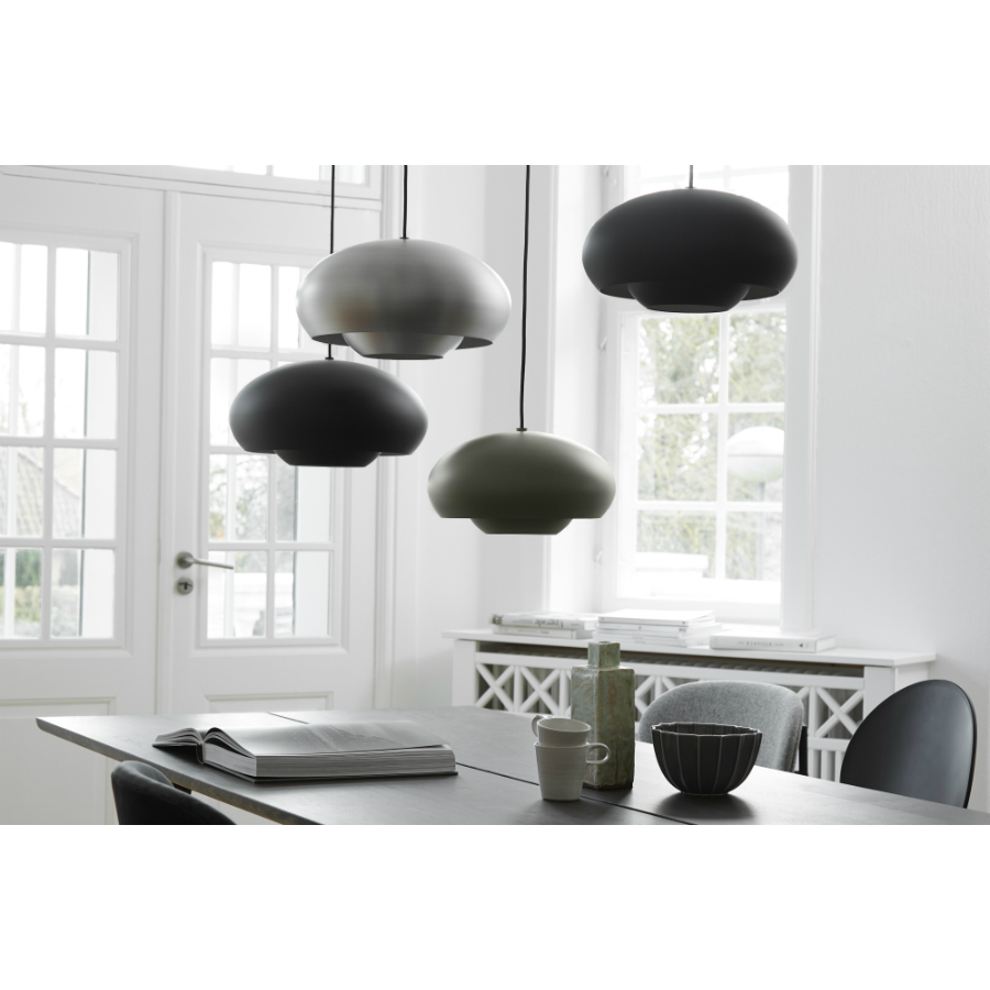 15759405001 Лампа подвесная champ, 17хD30 см, серебряная матовая Frandsen  - Вид №1