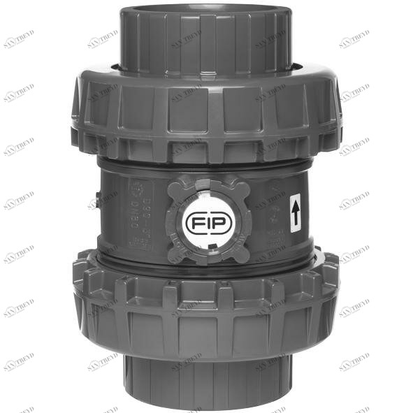 SANIT 292512511 Спринг обратный клапан, SSE Easyfit, PVC-U, PE100 патрубком 