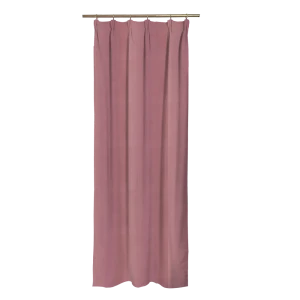 Штора на ленте Rosari 160x280 см цвет розовый 83406989 STLM-2064163