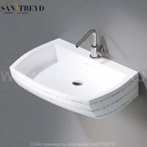 L283.420 Подвесная раковина настенная овальная A. e T. Italia SQUARE белая