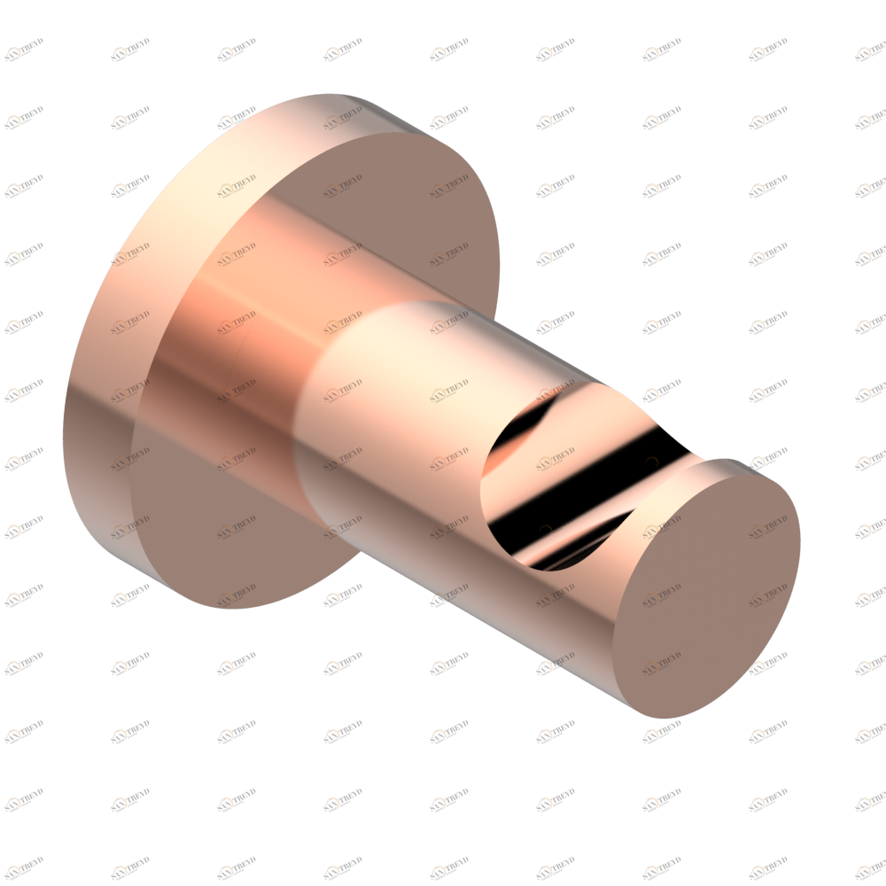 G9B-517 Крючок для халатов одинарный Thg-paris System métal lisse с рукоятками Blush PVD G9B-517 CAT.F