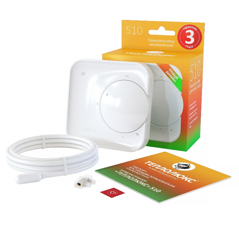 Термостат Теплолюкс ССТ TP 510 функц. любимая темп., механический белый 4305651416000001 - Вид №3