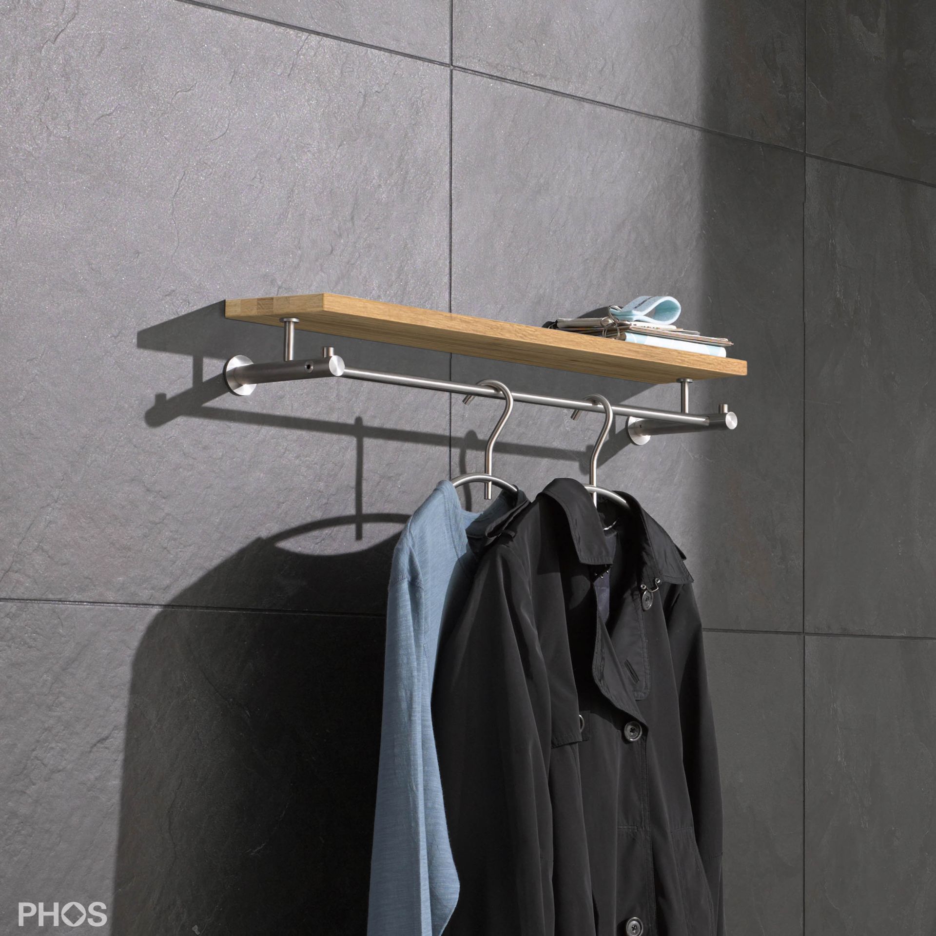 G4-600-Eiche Настенный шкаф с полкой из дуба, ширина 60 см. PHOS 