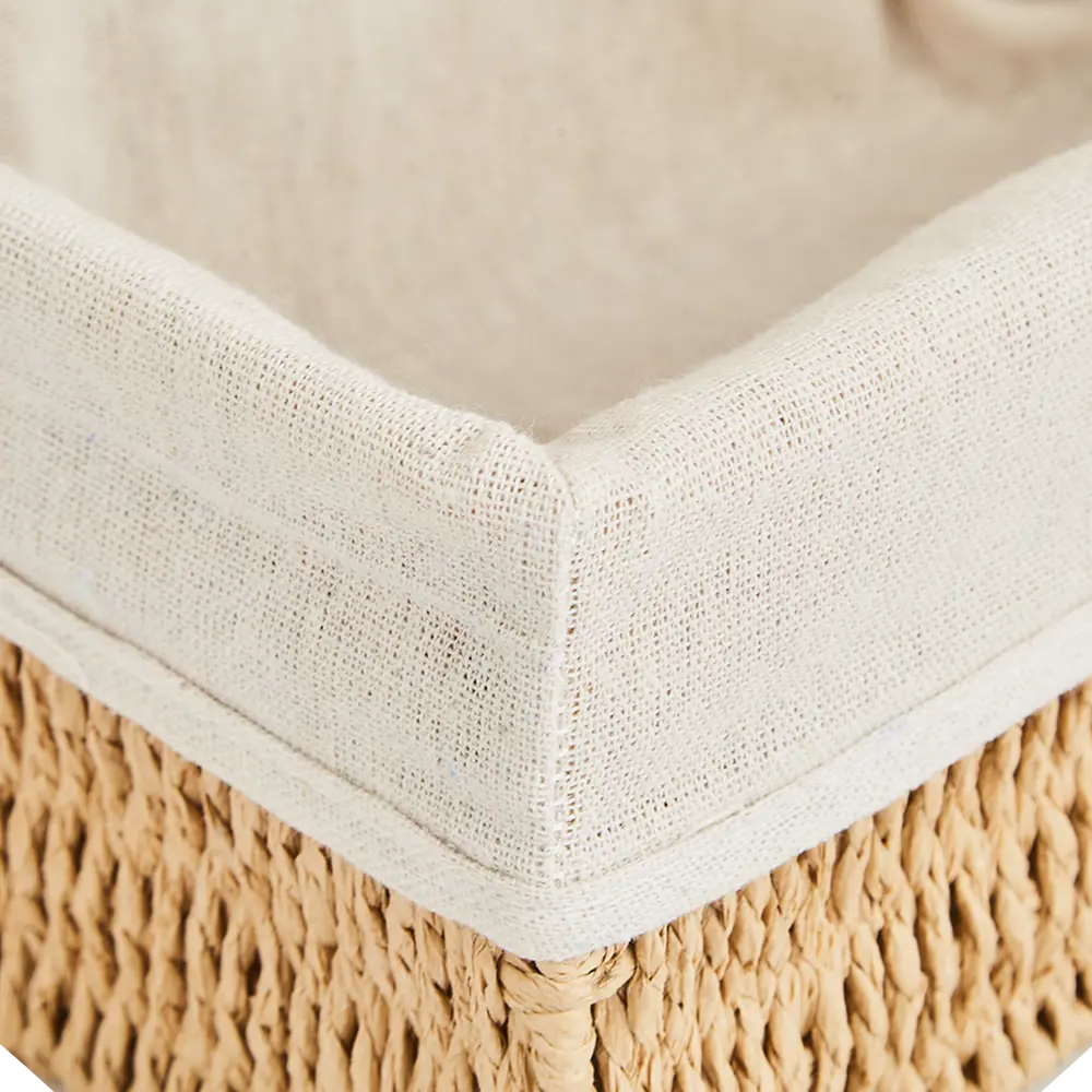 SPACEO Корзина для мелочей из бумажной веревки с крышкой 89344349 Kub STLM-1081377 - Вид №5