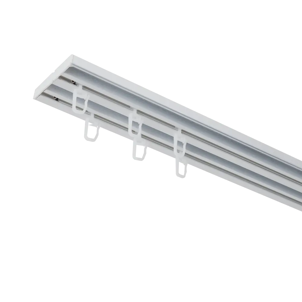 82832664 Карниз двухрядный Orbis 200 см алюминий STLM-0036643