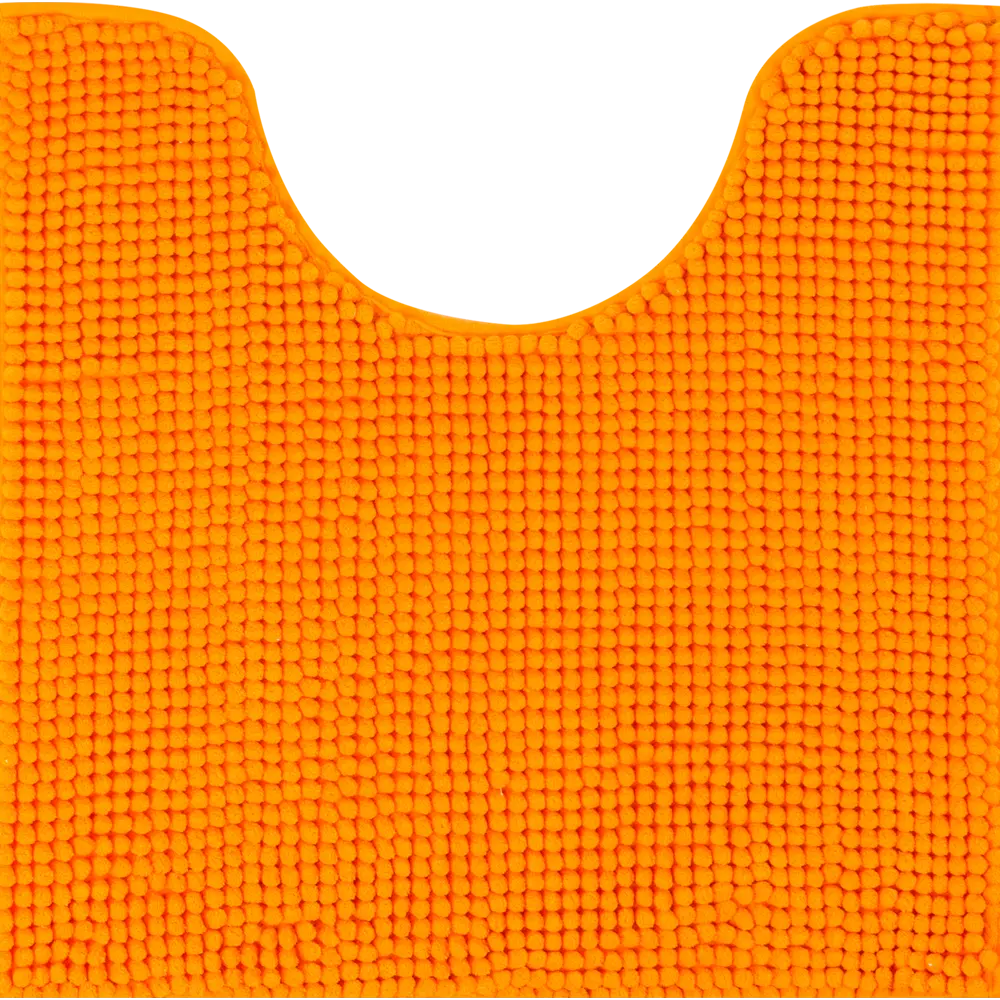 Коврик для туалета Merci 45x45 см цвет оранжевый 82490629 STLM-2141885 Santreyd