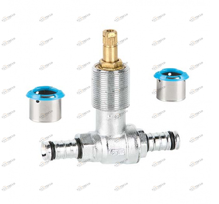 GENEBRE 3183 16 Встроенный вентиль pex и многослойная труба с патрубками 