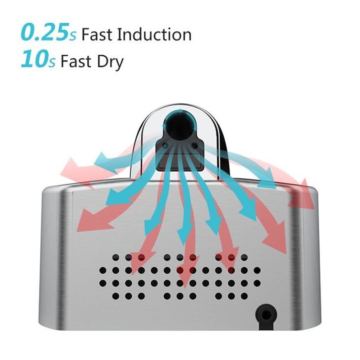 Сушилка для рук из нержавеющей стали AIKE AK2830_75  - Вид №2